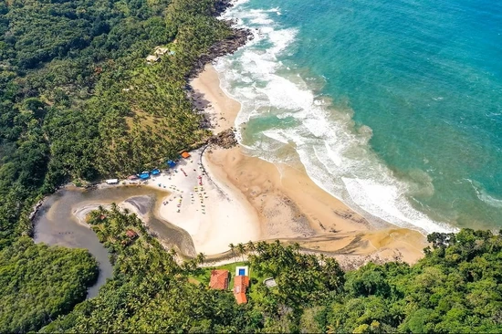 Praia de Jeribucaçu, Itacaré, Bahia